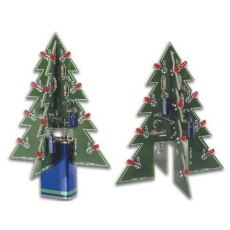 【MK130】LED Display 3D Christmas Tree Kit