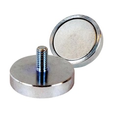 【E1056/NEO】SHALLOW POT MAGNET NEODYMIUM 40 X 8MM