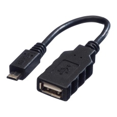 【11.02.8311】USB CABLE A RCPT-MICRO B PLUG 0.15M