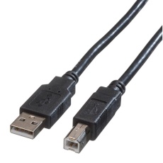【11.02.8808】USB CABLE 2.0 A PLUG-B PLUG 0.8M BLUE