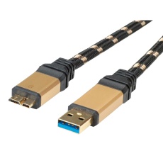 【11.02.8879】USB CABLE 3.0 A-MICRO B PLUG 2M BLK