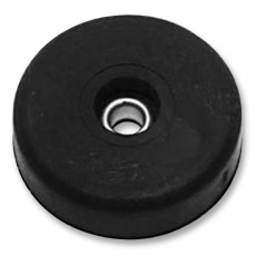 【F1687】Rubber Foot with Metal Washer - 1 1/2inch Diameter x 3/8inch Thickness
