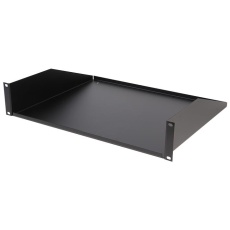 【R1194/2UK】RACK SHELF 2U STEEL BLACK