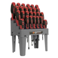 【W1726】26 Piece Screwdriver Set with Bench Rack