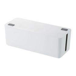 【EKC-BOX001WH】燃えにくいケーブルボックス(6個口)[幅400mm]ホワイト