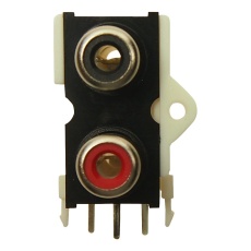 【FC684052】RCA CONNECTOR DUAL JACK 8.3MM BLK/RED