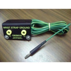 【ASK-26217.】Bench Mount Grounding Wrist Strap with Banana Plug Termination
