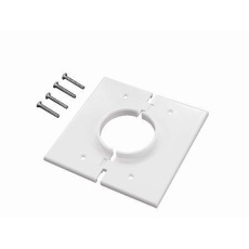 【2GSWH】WALL PLATE DUAL GANG WHITE