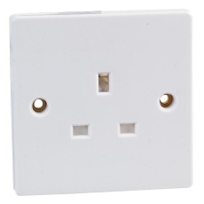 【9143】UNSWITCHED SOCKET 1-GANG 13A 240V