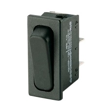 【01831.3312-02】ROCKER SWITCH SPST 20A 250VAC BLACK