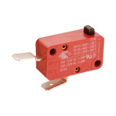 【01005.1204-02】MICROSWITCH PLUNGER SPST-NO 10A 250V