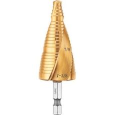 【DWA1789IR】IMPACT READYｮ Step Drill Bit - 7/8inchｯ1 1/8inch - 2 Steps