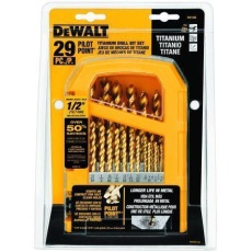 【DW1369】29 Piece Titanium Drill Bit Set