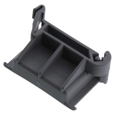 【222-510】DIN RAIL ADAPTER ANGLED GRAY