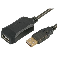 【PSG90601】USB CABLE 2.0 A PLUG-RCPT 10M BLACK