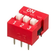 【NDS03V】DIP SWITCH 3POS SPST-NO SLIDE TH