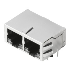 【2036510000】RJ45 CONNECTOR JACK 8P8C 2PORT TH