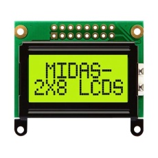 【MC20805B6W-SPTLY-V2】LCD ALPHANUMERIC DISPLAY 4.75MM STN