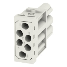 【HDC MHE 6P MC】HEAVY DUTY MODULE PLUG 6POS 20-12AWG