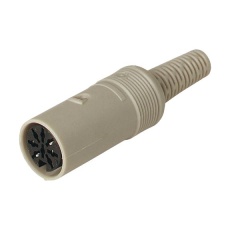 【MAK 80 SN】DIN AUDIO/VIDEO CONN JACK 8POS PE