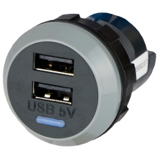 【PV65R D】USB CHARGER TYPE A 2PORT 32VDC