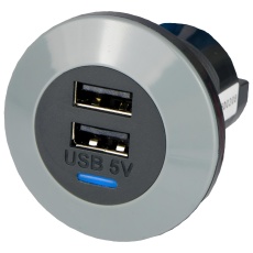 【PV65R DFF】USB CHARGER TYPE A 2PORT 32VDC