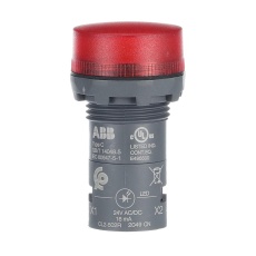 【1SFA619403R5021】PILOT LIGHT RED 24V 22.3MM SCREW