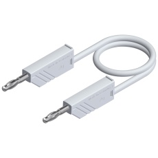 【934066107】TEST LEAD 4MM BANANA PLUG WHITE 2M