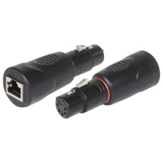 【24-16315】5 Pin Female XLR to RJ45 DMX Adapter