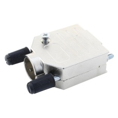 【DTZK9-BULK/50】D SUB BACK SHELL 180DEG SIZE DE ZINC