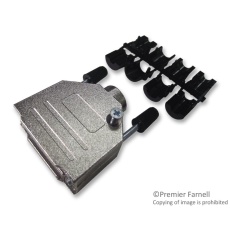 【DTZK15-BULK/50】D SUB BACK SHELL 180DEG SIZE DA ZINC