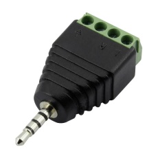 【CLB-JL-8128】PHONE STEREO PLUG 4POS 2.6MM CABLE
