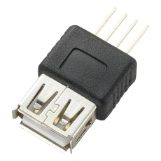 【CLB-JL-8135】USB CONNECTOR TYPE A RCPT 4POS TH