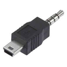 【CLB-JL-8148】ADAPTER MINI USB B -3.5MM STEREO PLUG