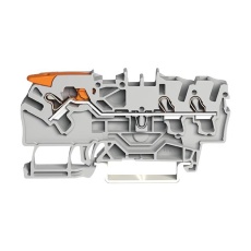 【2102-1301】TERMINAL BLOCK DIN RAIL 3WAYS 12AWG