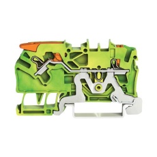 【2102-5207】TERMINAL BLOCK DIN RAIL 2WAYS 12AWG