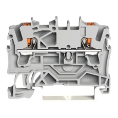 【2202-1201】TERMINAL BLOCK DINRAIL 2WAYS 12AWG