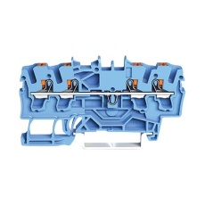【2202-1404】TERMINAL BLOCK DINRAIL 4WAYS 12AWG