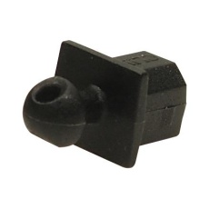 【CP30293】DUST COVER BLACK USB RCPT CONN