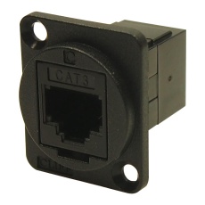 【CP30223】FEED THROUGH ADAPTER RJ11 JACK-JACK