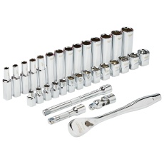 【48-22-9508】RATCHET & SOCKET SET 32PC