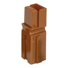 【1327G21-BK】PLUG/RCPT HOUSING 1POS PC BROWN