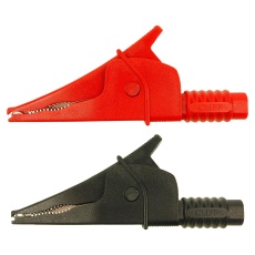【FCR79900RB】CROCODILE CLIP SET 20A 28MM BLACK/RED