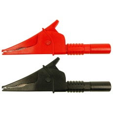 【FCR79910RB】CROCODILE CLIP SET 20A 28MM BLACK/RED
