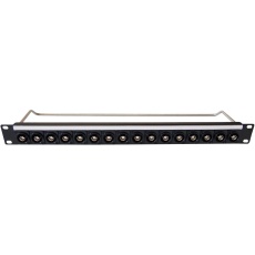 【CP30184】LOADED PANEL BNC 16PORT 1U M3
