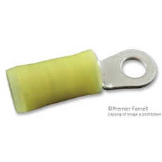 【324915】TERMINAL RING TONGUE #8 CRIMP YELLOW