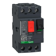 【GV2ME06】CIRCUIT BREAKER 3 POLE 1A TO 1.6A