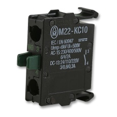 【M22-KC10】CONTACT BLOCK 1NO SCREW