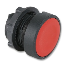 【ZB5AA4】PUSHBUTTON HEAD SPRING RETURN RED