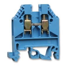 【WK4/U BL】TERMINAL BLOCK DIN RAIL 2POS 0AWG